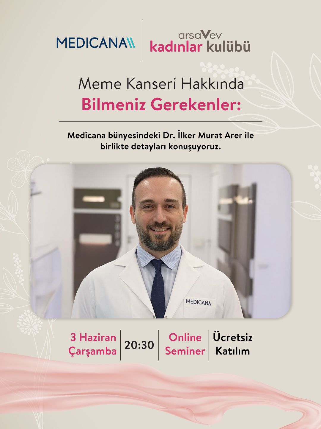 Kadın sağlığı semineri duyurusu